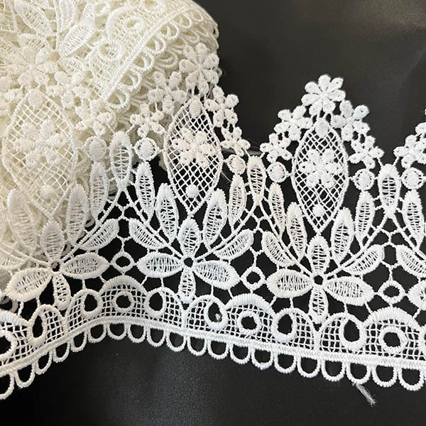 ຖັກແສ່ວ Polyester Lace Trim