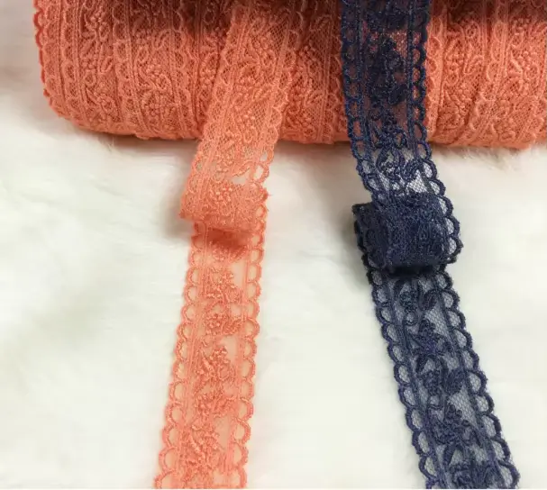 Customizable Fashionable White Milk Silk Embroidered Lace Clothing Accessories