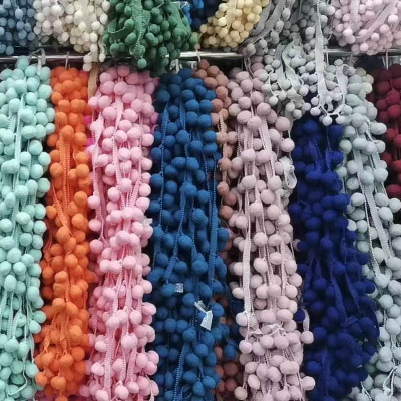 tassel ການອອກແບບ Pom Pom Trim