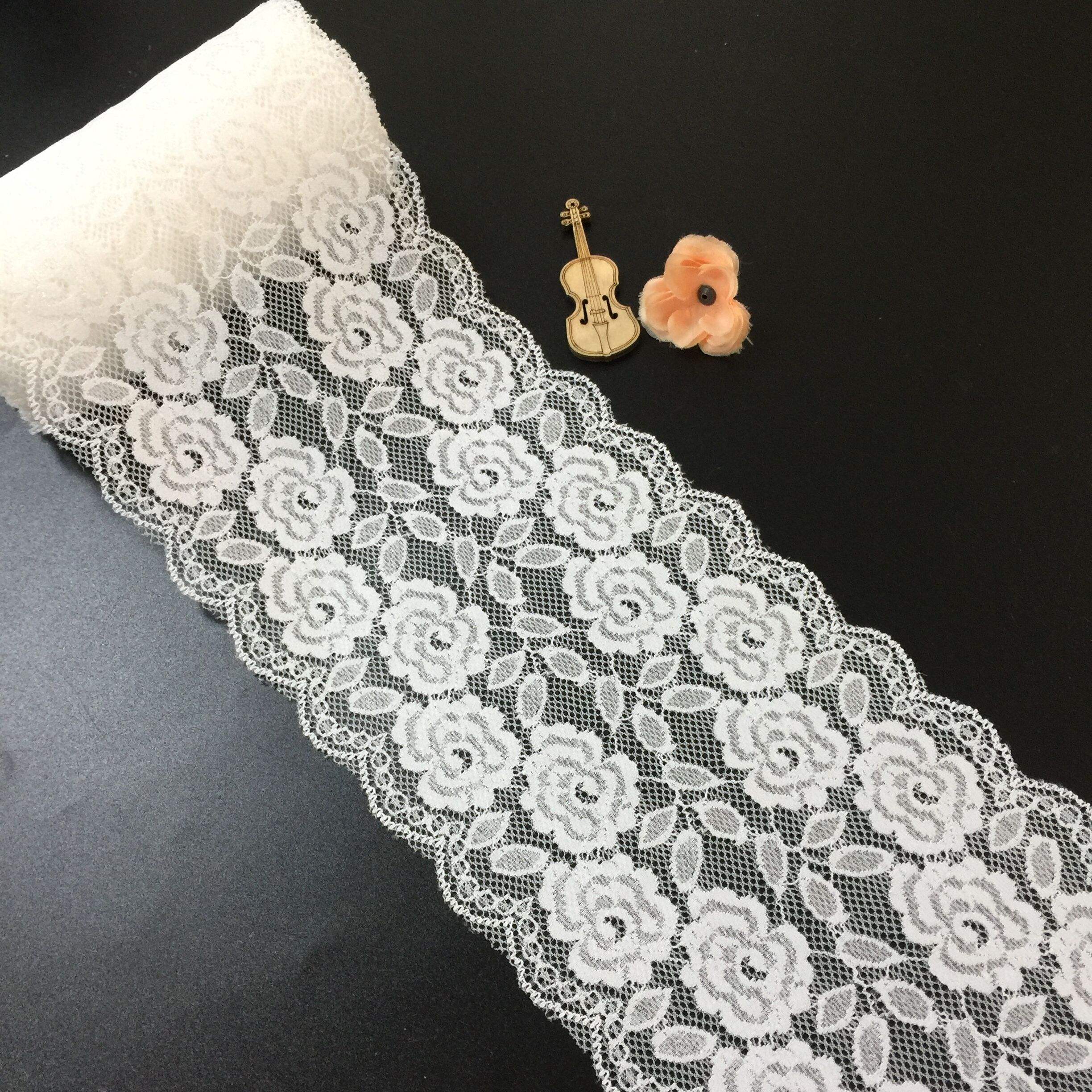 Nylon Spandex stretge elastic lace elastic lace traim sderwear