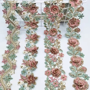 lace ຄໍາທີ່ມີສີຄໍາຫຼາຍສີ