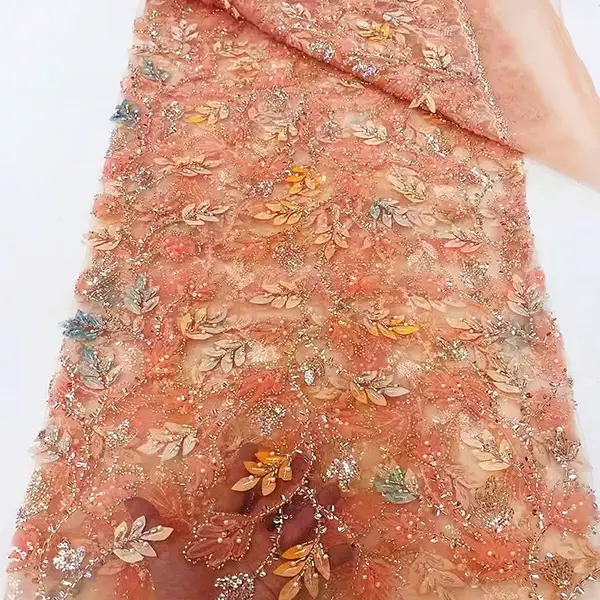 ຜ້າມັດທີ່ຫລູຫລາ 3D lace fabric lace lace lace lace